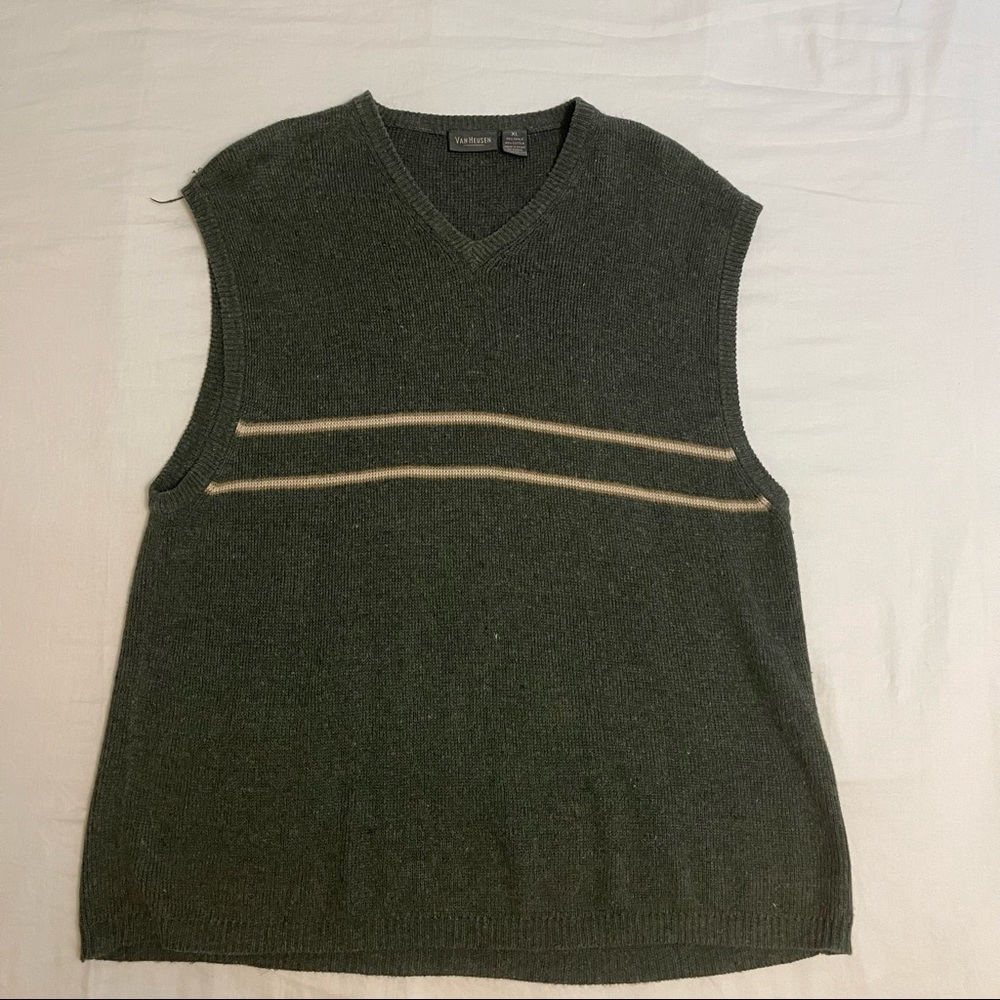 Vintage Van Heusen Sweater Vest Unisex Size XL